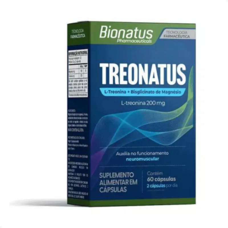 TREONATUS + MAGNéSIO COM 60 CáPSULAS BIONATUS SUPLEMENTO