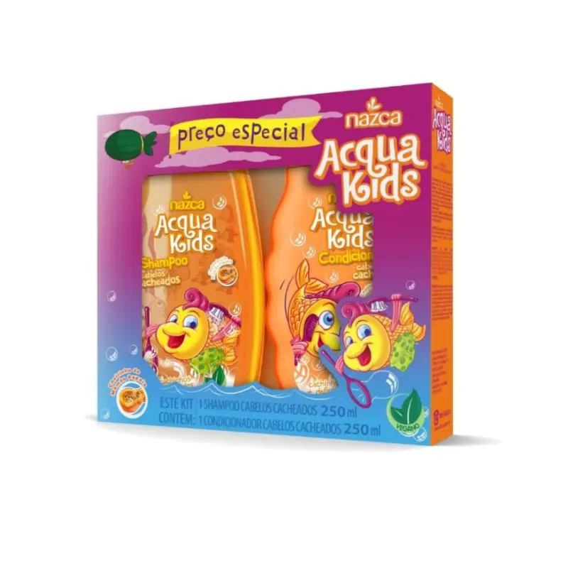 KIT SHAMPOO + CONDICIONADOR MAMãO PAPAIA ACQUA KIDS - NAZCA