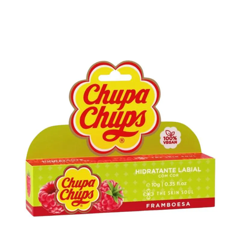 HIDRATANTE LABIAL CHUPA CHUPS FRAMBOESA - THE SKIN SOUL