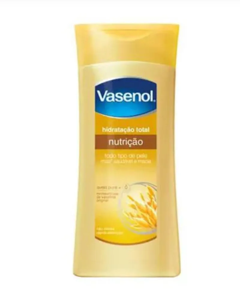 LOçãO CORPORAL HIDRATAçãO TOTAL NUTRIçãO 200ML - VASENOL