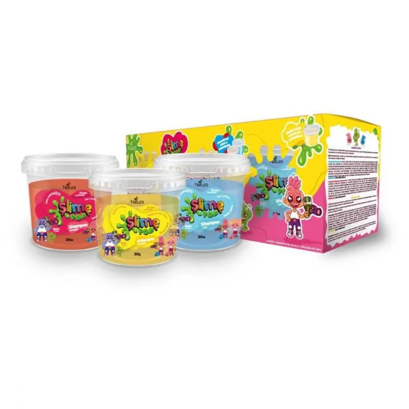 KIT SLIME POP 3 ITENS - NATUZA