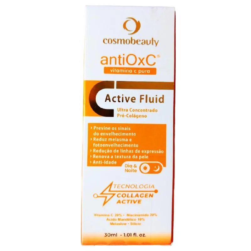 ACTIVE FLUID ULTRA CONCENTRADO ANTIOX C, COSMOBEAUTY, 30ML