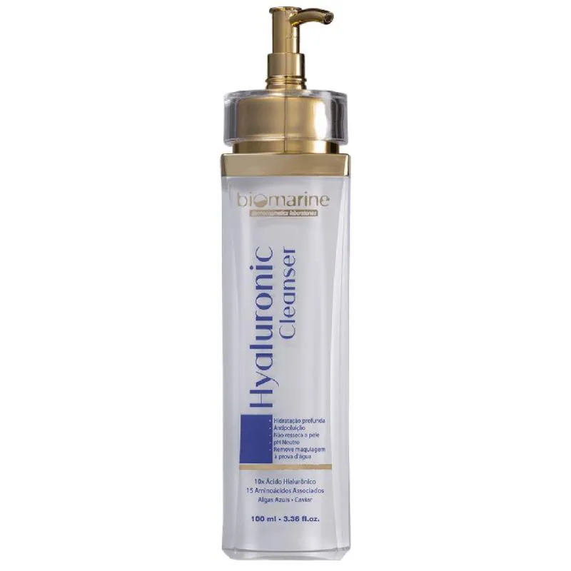 SABONETE FACIAL HYALURONIC CLENSER, BIOMARINE, 100ML