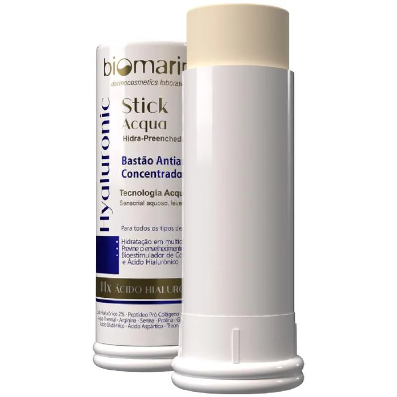 BASTãO ANTIAGE CONCENTRADO HYALURONIC STICK ACQUA, BIOMARINE, 12G