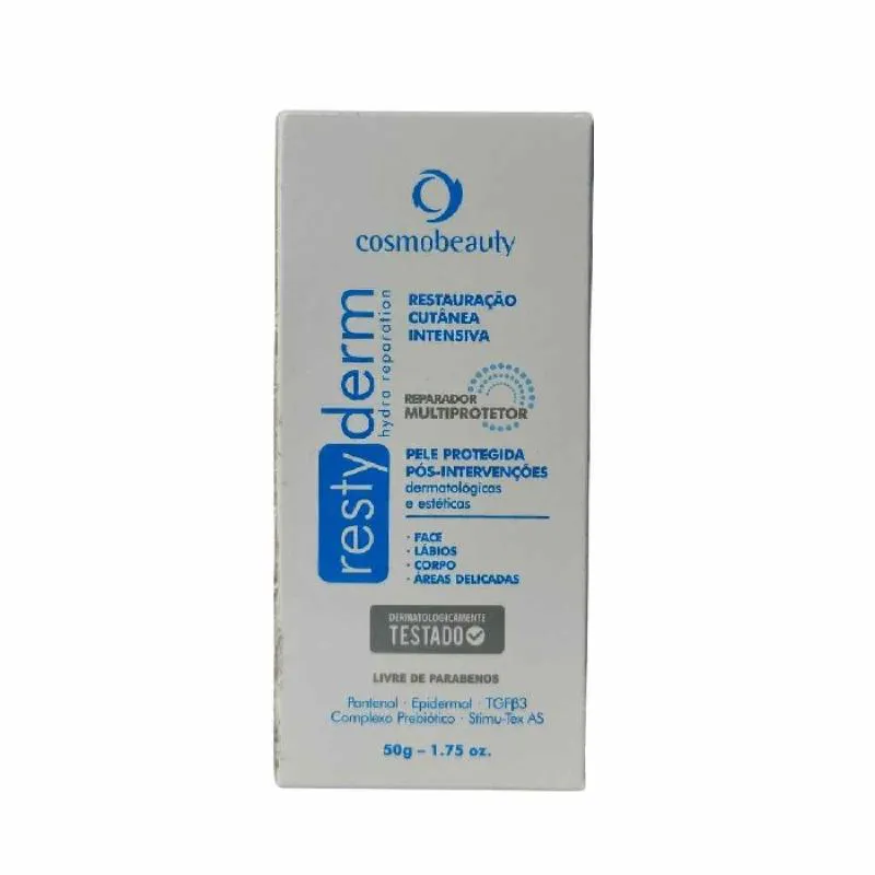 REPARADOR MULTIPROTETOR RESTYDERM, COSMBEAUTY, 50G