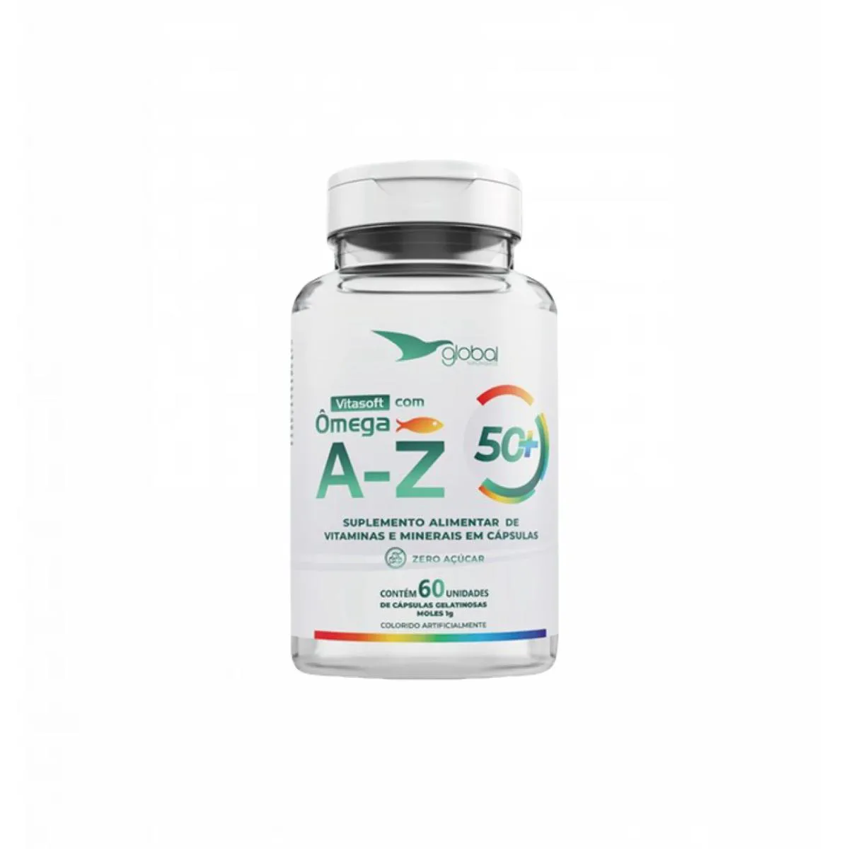 VITASOFT A- Z + ÔMEGA - POLIVITAMíNICO GLOBAL SUPLEMENTOS SEM Sabor