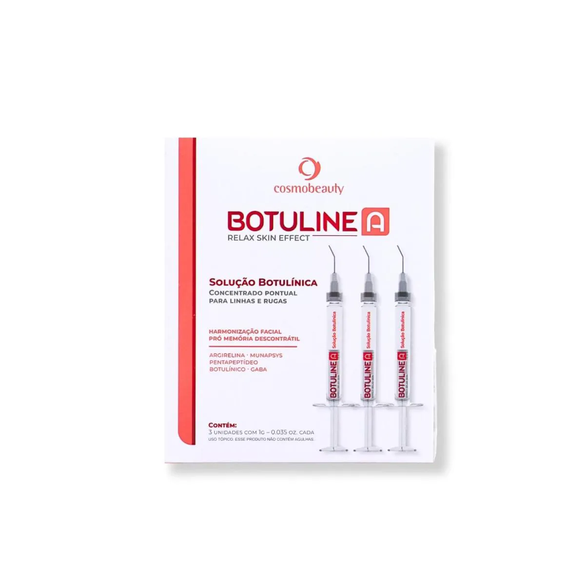 COSMOBEAUTY BOTULINE A HARMONIZAçãO CONCENTRADO PONTUAL 3 UN