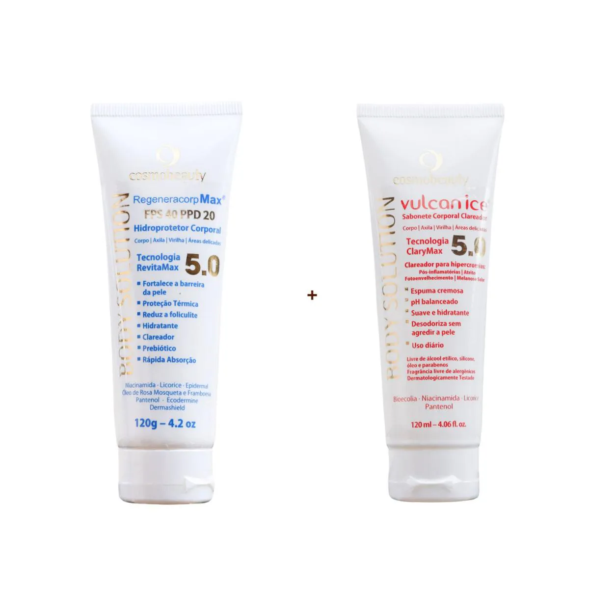 COSMOBEAUTY KIT SABONETE CLAREADOR E HIDRATANTE CORPORAL MAX