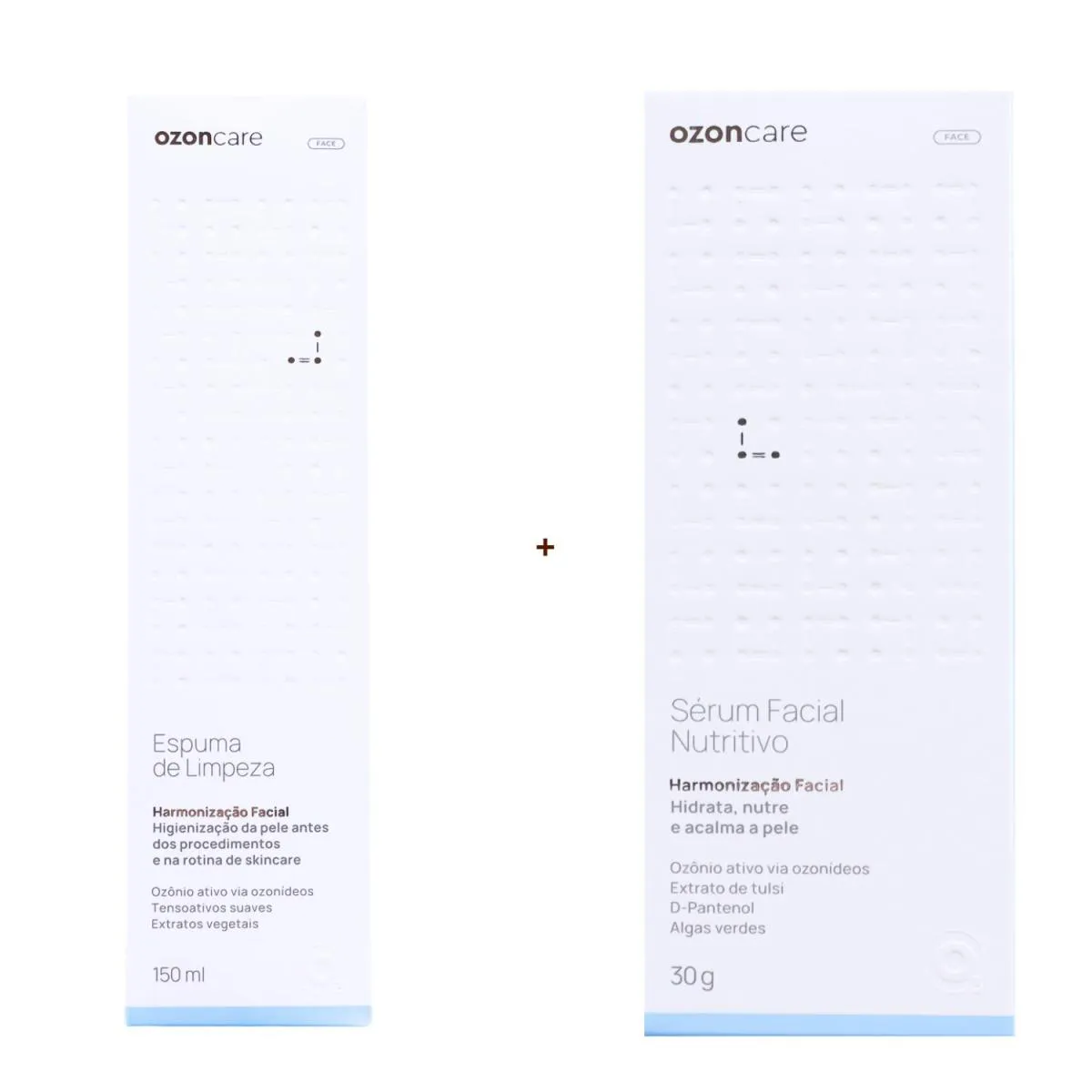 OZONCARE KIT SERUM HIDRATANTE + ESPUMA DE LIMPEZA SKINCARE