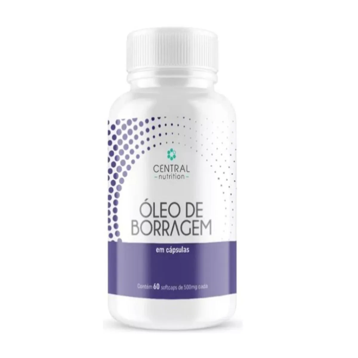 ÓLEO BORRAGEM POTE C/ 60 SOFTCAPSULAS CENTRAL NUTRITION