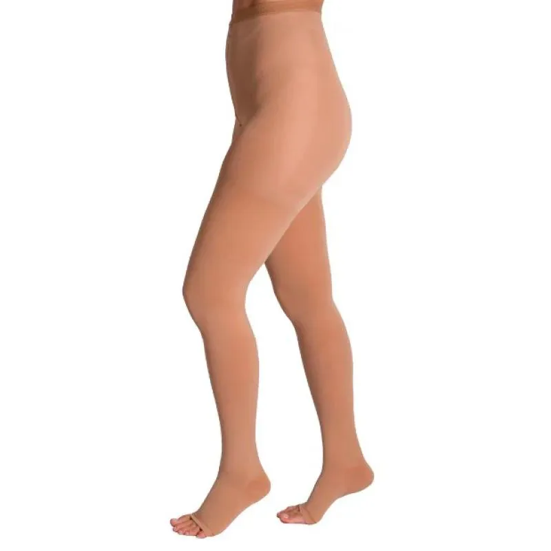 MEIA CALçA 6000 MEDIA COMPRESSãO 30-40MMHG PONTEIRA ABERTA VENOSAN XG