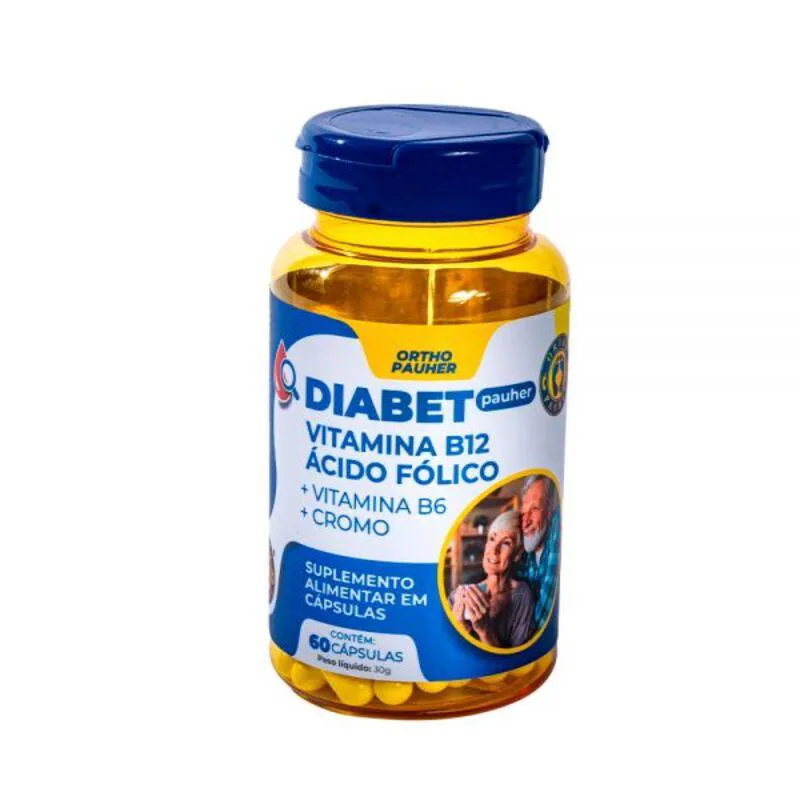 SUPLEMENTO ALIMENTAR DIABET PAUHER - 60 CAPSULAS