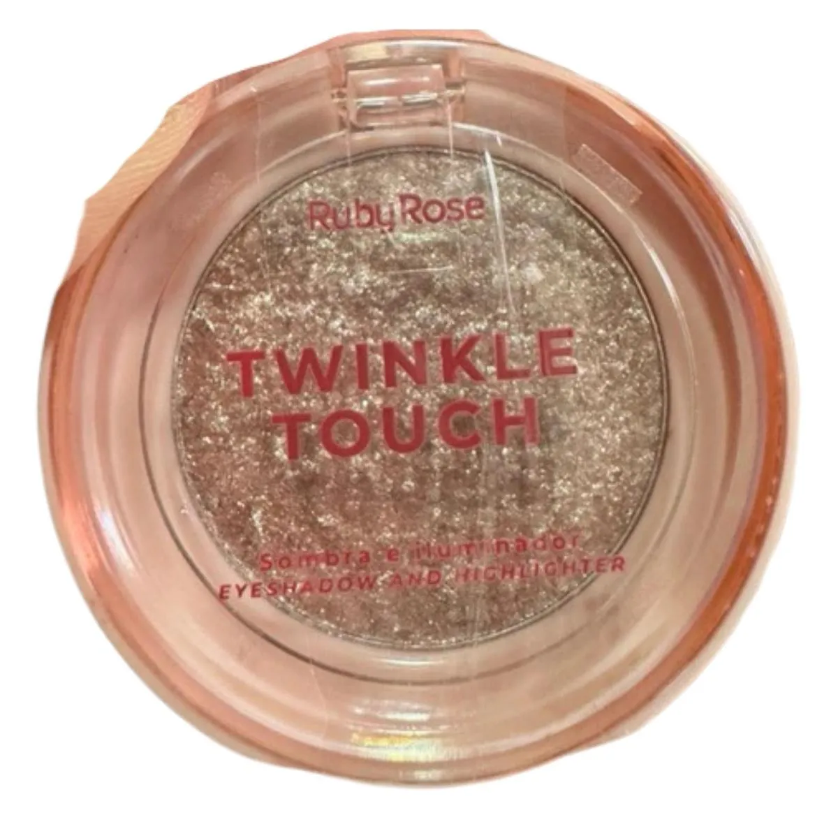RUBY ROSE TWINKLE TOUCH SOMBRA E ILUMINADOR HBM1004 6G  Pink Luster
