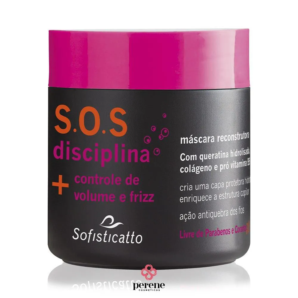 MáSCARA CAPILAR S.O.S DISCIPLINA 500G