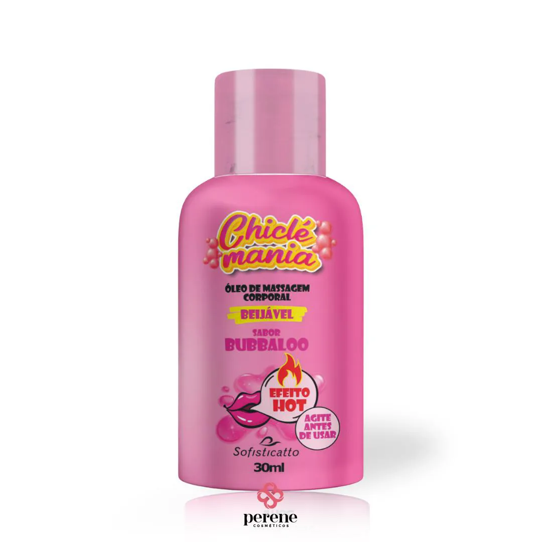ÓLEO DE MASSAGEM HOT CHICLé MANIA 30ML
