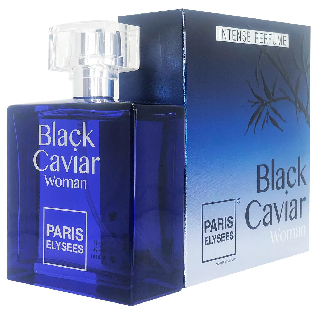 PERFUME BLACK CAVIAR WOMAN FEMININO EAU DE TOILETTE 100 ML PARIS ELYSEES 100ml