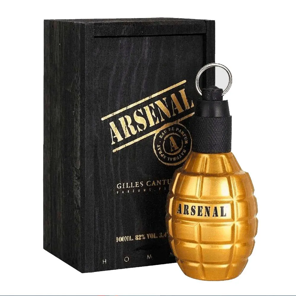 PERFUME ARSENAL GOLD MASCULINO EAU DE PARFUM GILLES CANTUEL 100 ML 100ml