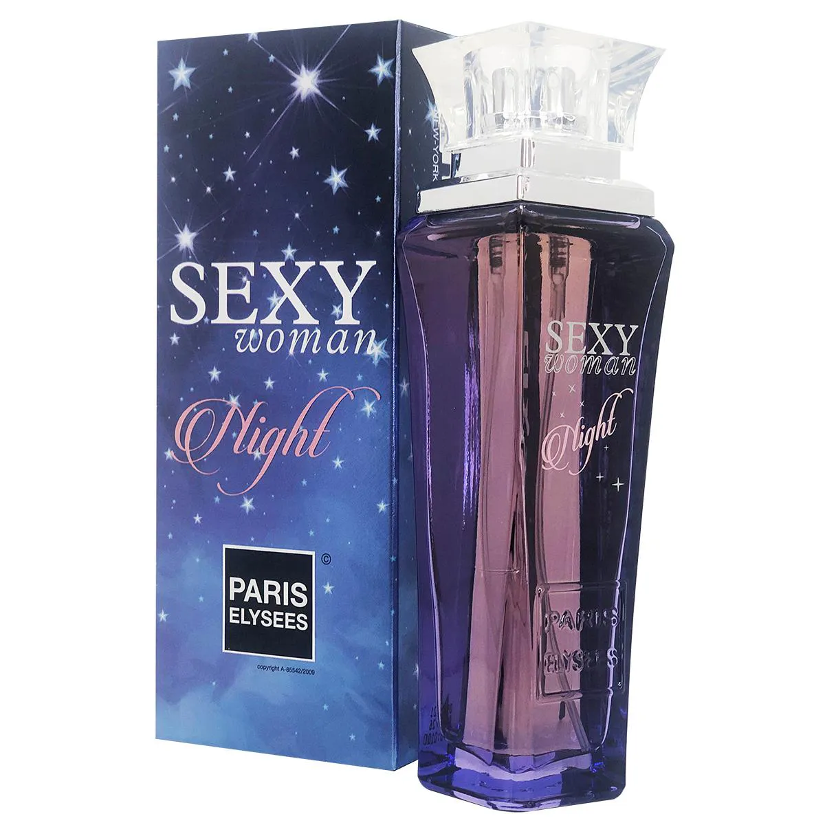 PERFUME SEXY WOMAN NIGHT FEMININO EAU DE TOILETTE 100 ML PARIS ELYSEES 100ml