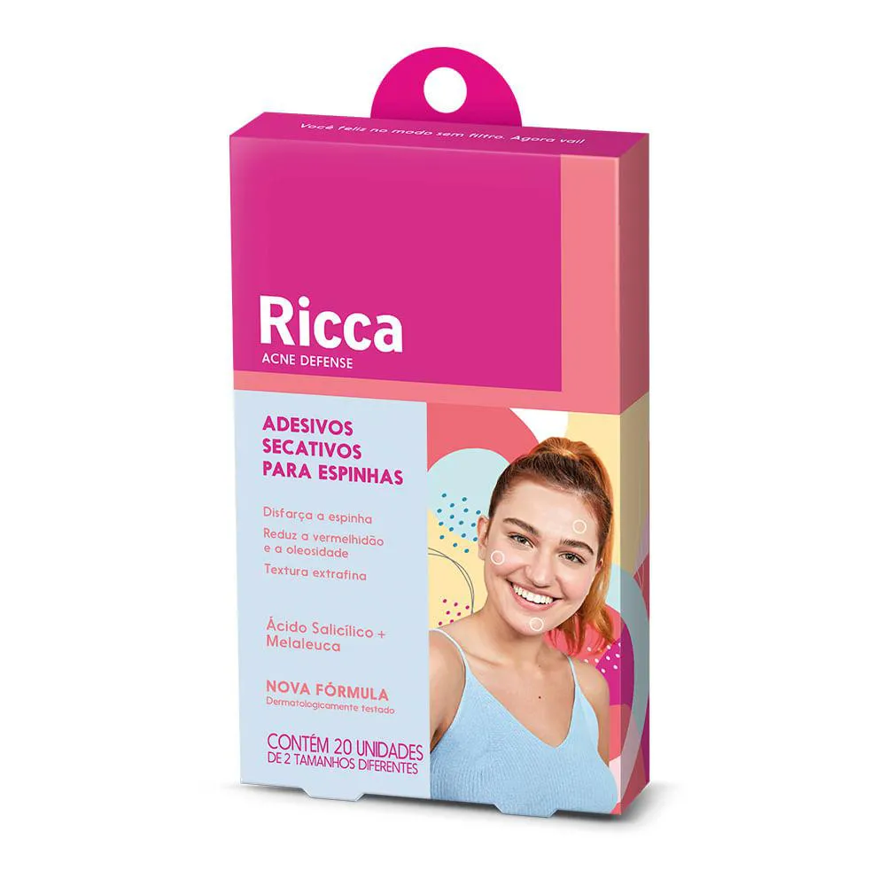 ADESIVOS SECATIVOS PARA ESPINHAS ACNE DEFENSE RICCA