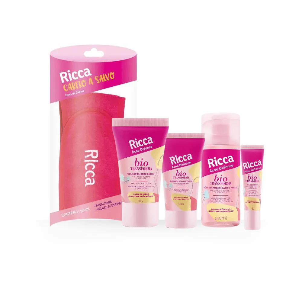 KIT ACNE DEFENSE + FAIXA RICCA