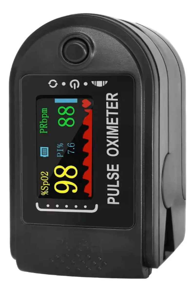 OXíMETRO ADULTO DIGITAL DE PULSO COR PRETO FINGERTIP OXIMETER