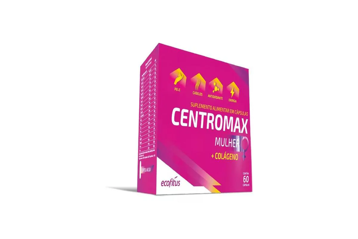 SUPLEMENTO ALIMENTAR CENTROMAX MULHER 60CPS - ECOFITUS