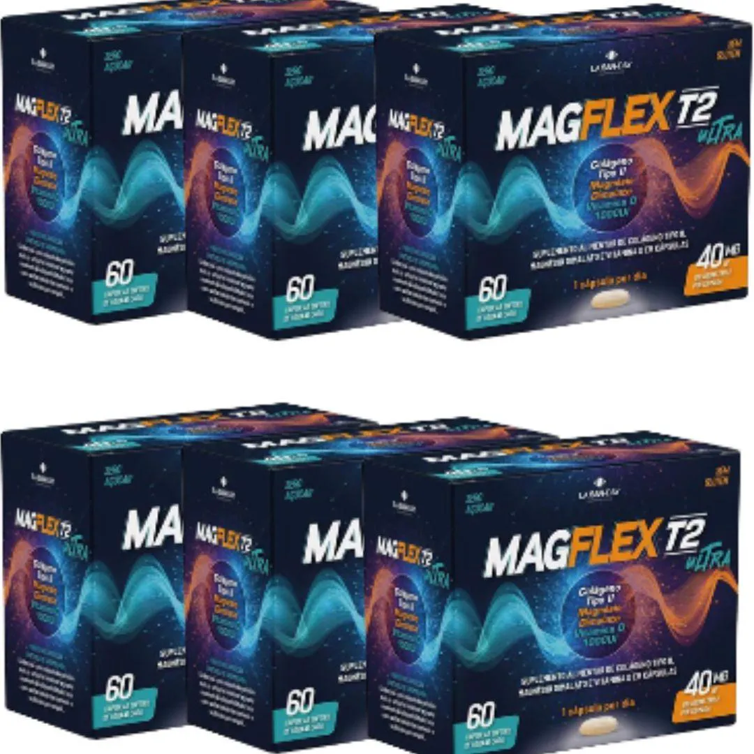 KIT 6 MAGFLEX T2 ULTRA 60 CáPSULAS - LA SAN DAY