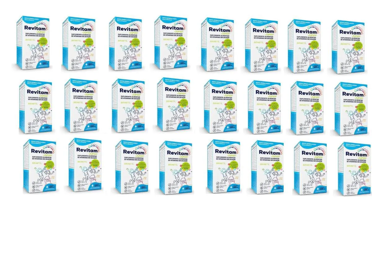 KIT 24 SUPLEMENTO REVITAM  JUNIOR 120ML - BIOLAB