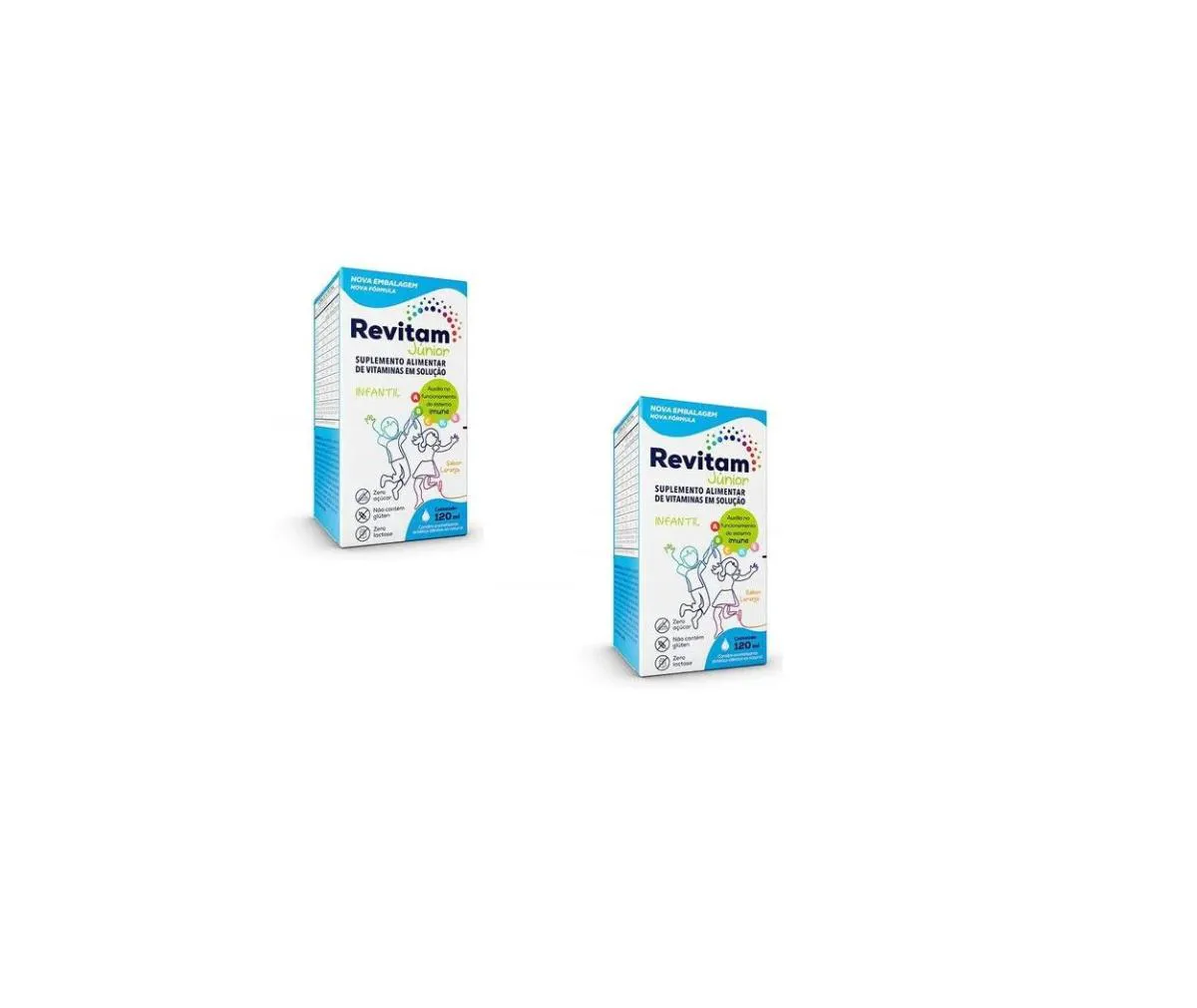 KIT 2 SUPLEMENTO REVITAM  JUNIOR 120ML - BIOLAB