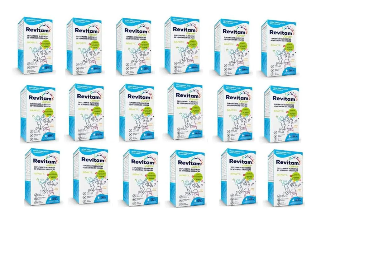 KIT 18 SUPLEMENTO REVITAM  JUNIOR 120ML - BIOLAB