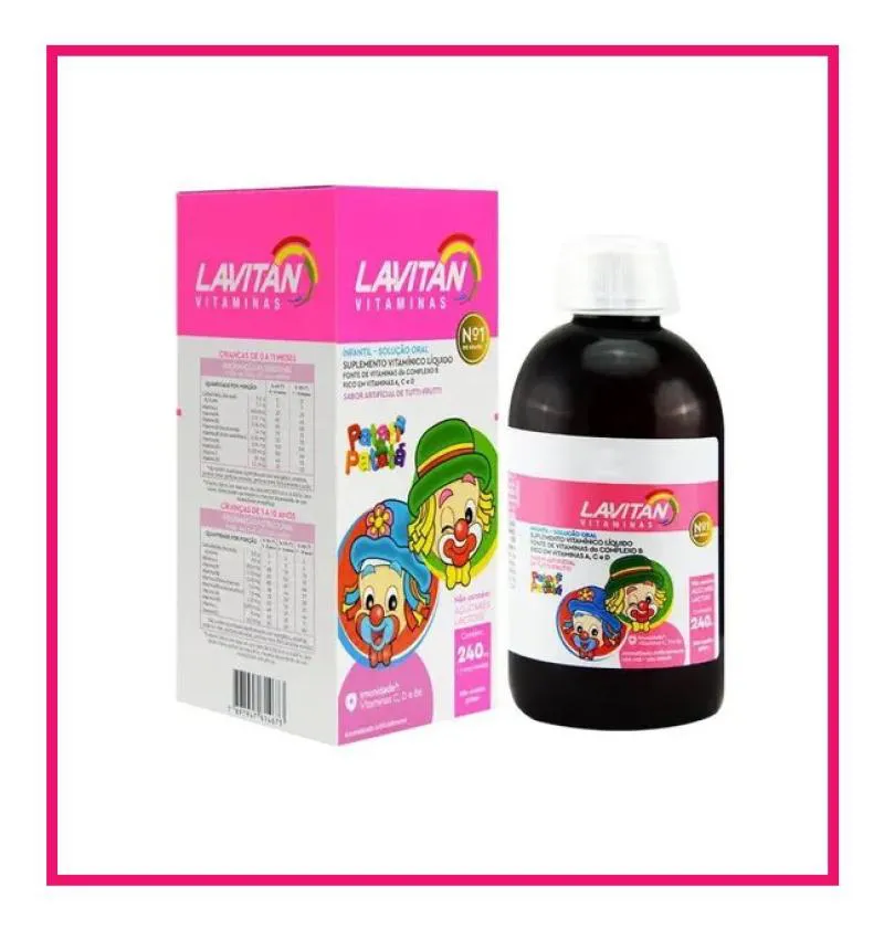 LAVITAN KIDS 240ML TUTTI FRUTTI