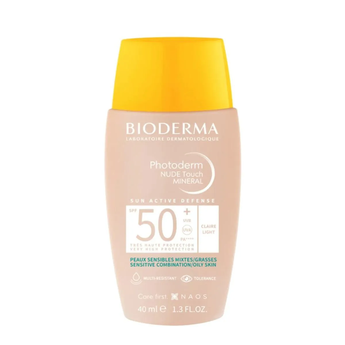 PROTETOR SOLAR FACIAL CREME FPS 50+ BIODERMA PHOTODERM CLARO 40ML