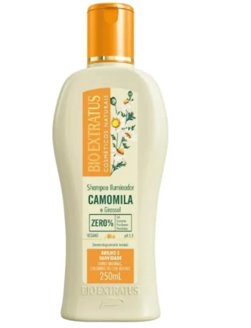BIO EXTRATUS SHAMPOO ILUMINADOR CAMOMILA 250ML