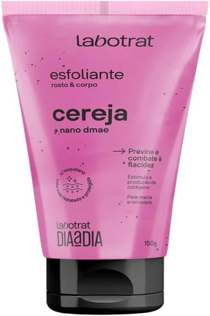 ESFOLIANTE CORPO E ROSTO LABOTRAT CEREJA 150G