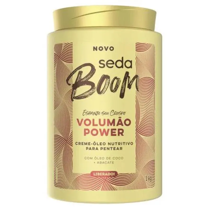 CREME PARA PENTEAR SEDA BOOM VOLUMãO POWER 1KG