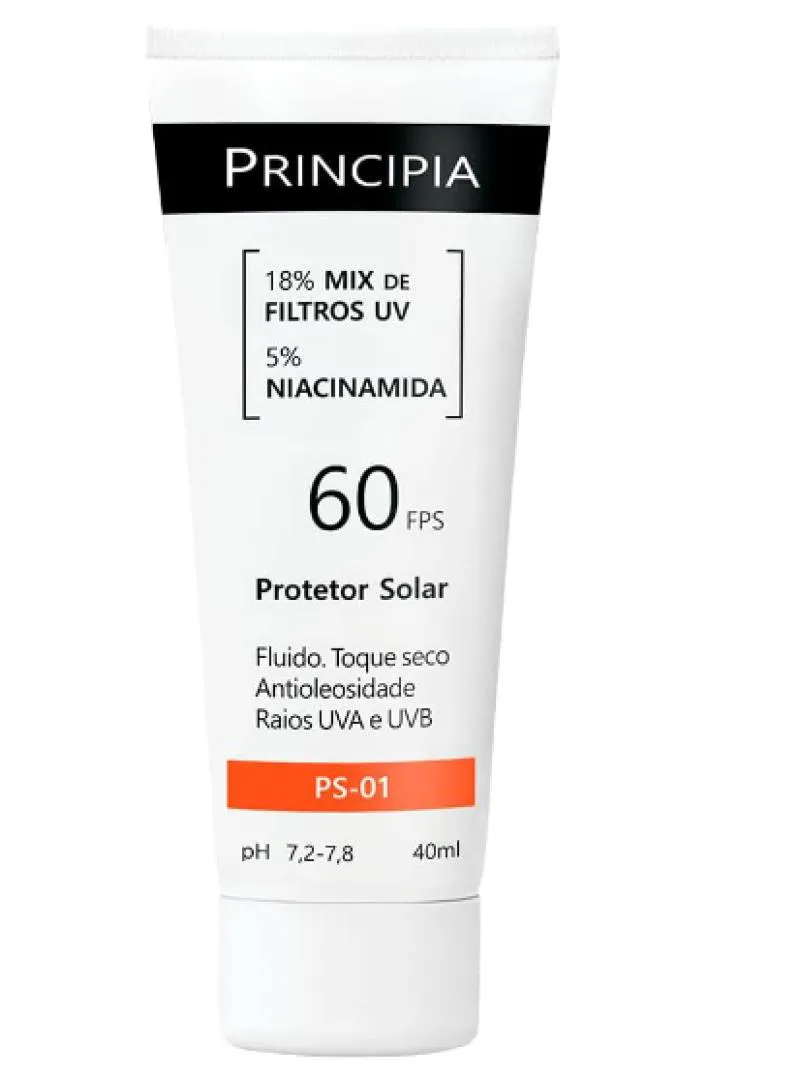 PROTETOR SOLAR PRINCIPIA SKINCARE PS-01 FPS 60 - 40ML