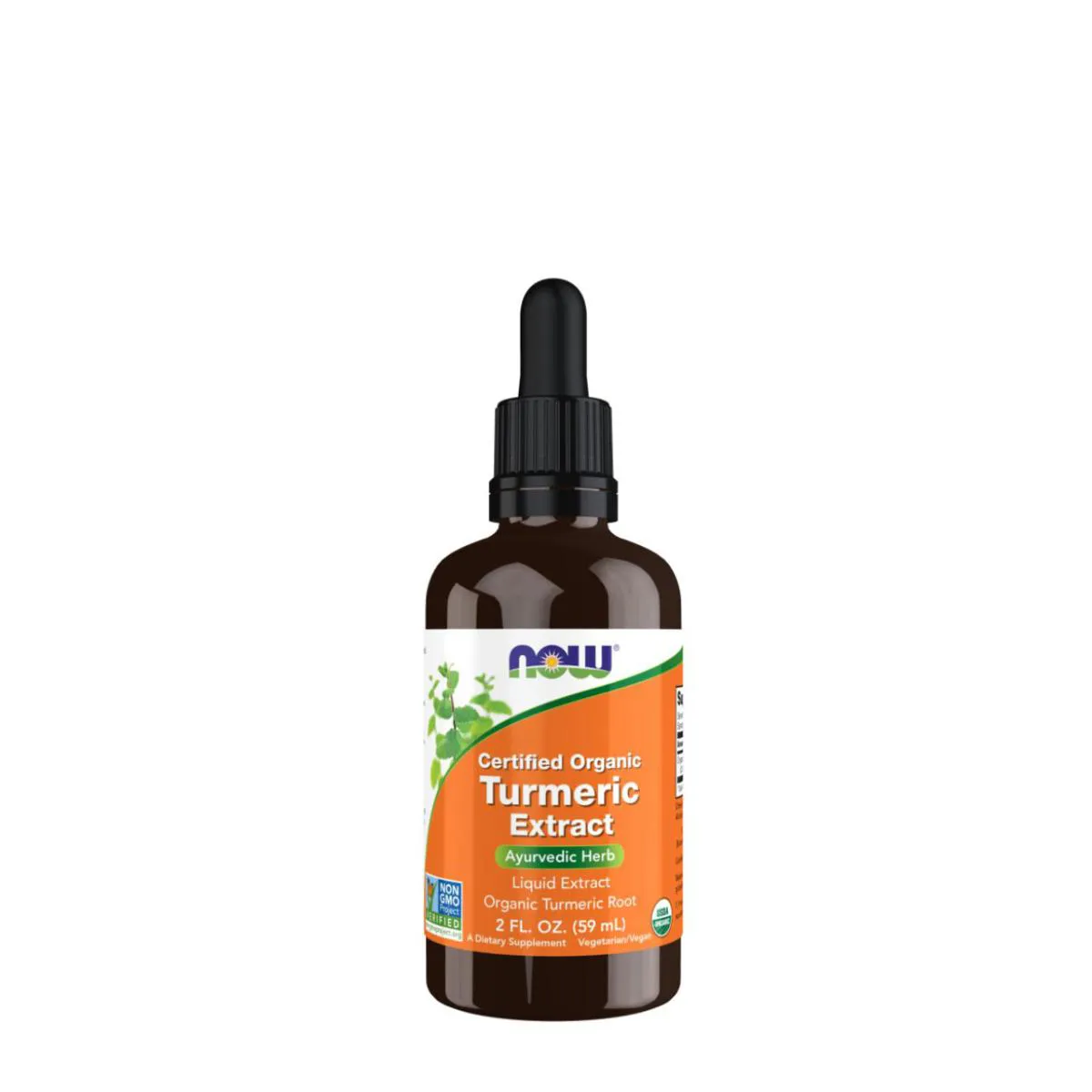 EXTRATO LIQUIDO DE CúRCUMA ORGâNICO TURMERIC 59 ML NOW FOODS