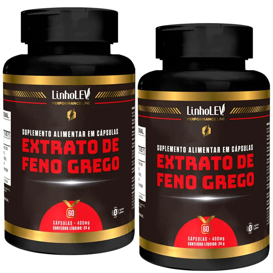 FENO GREGO EXTRATO PREMIUM CONCENTRADO SAPONINAS 2 FRASCOS