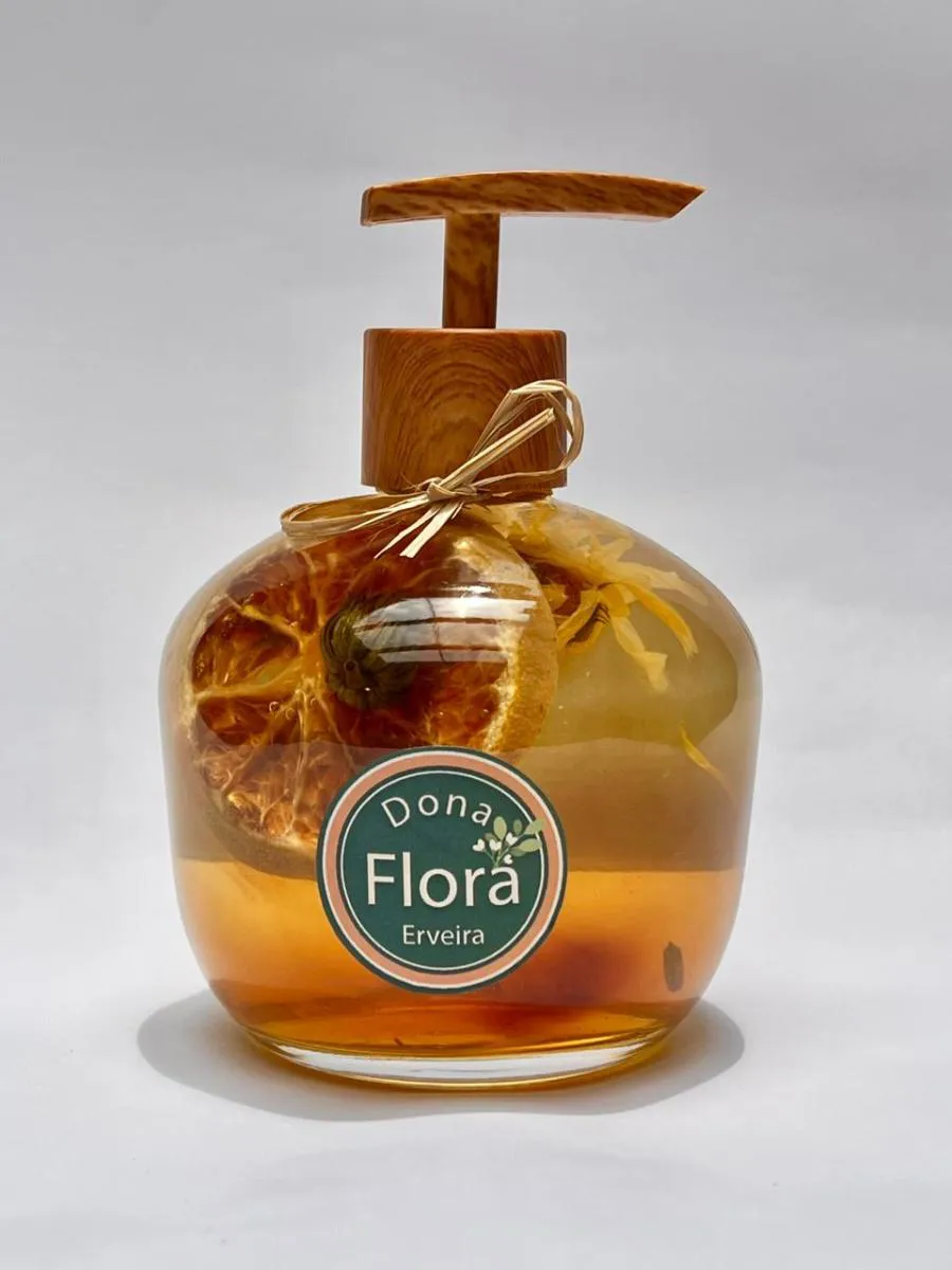 SABONETE LIQUIDO  350ML FLOR DE LARANJEIRA E CALÊNDULA