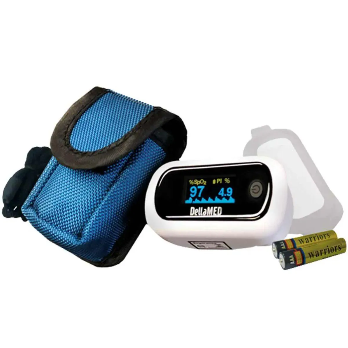 OXIMETRO DE PULSO DIGITAL COM ALARME DE EMERGENCIA DELLAMED