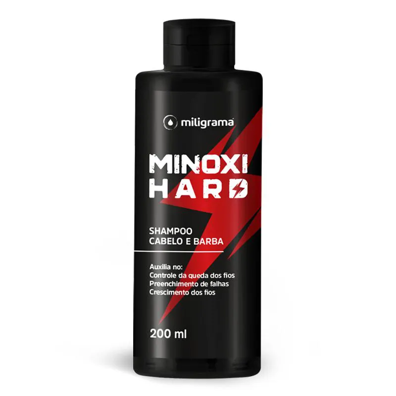 MINOXIHARD SHAMPOO CABELO E BARBA 200ML