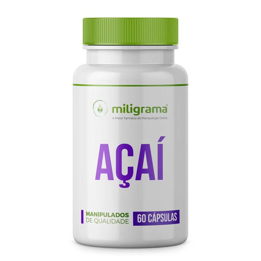 AçAí 500MG 60 CáPSULAS