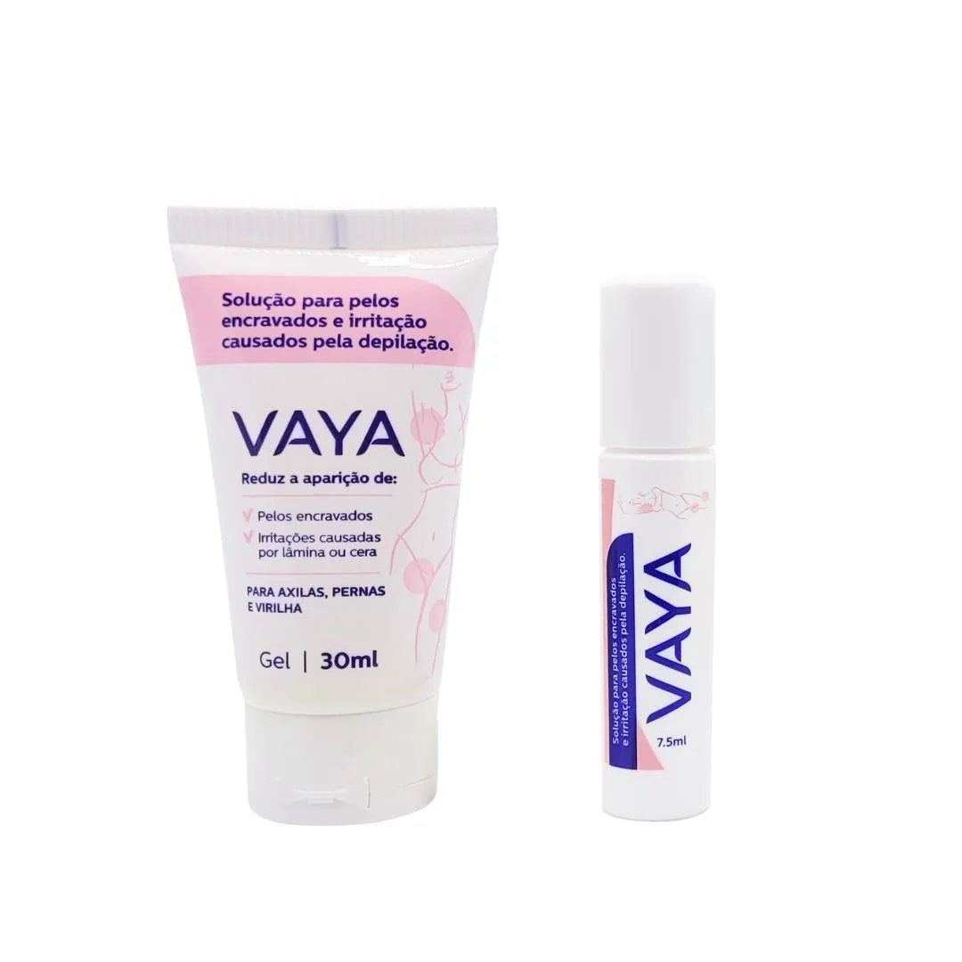 KIT GEL P/ PELOS ENCRAVADOS E FOLICULITE FEMININO 30ML+7,5ML
