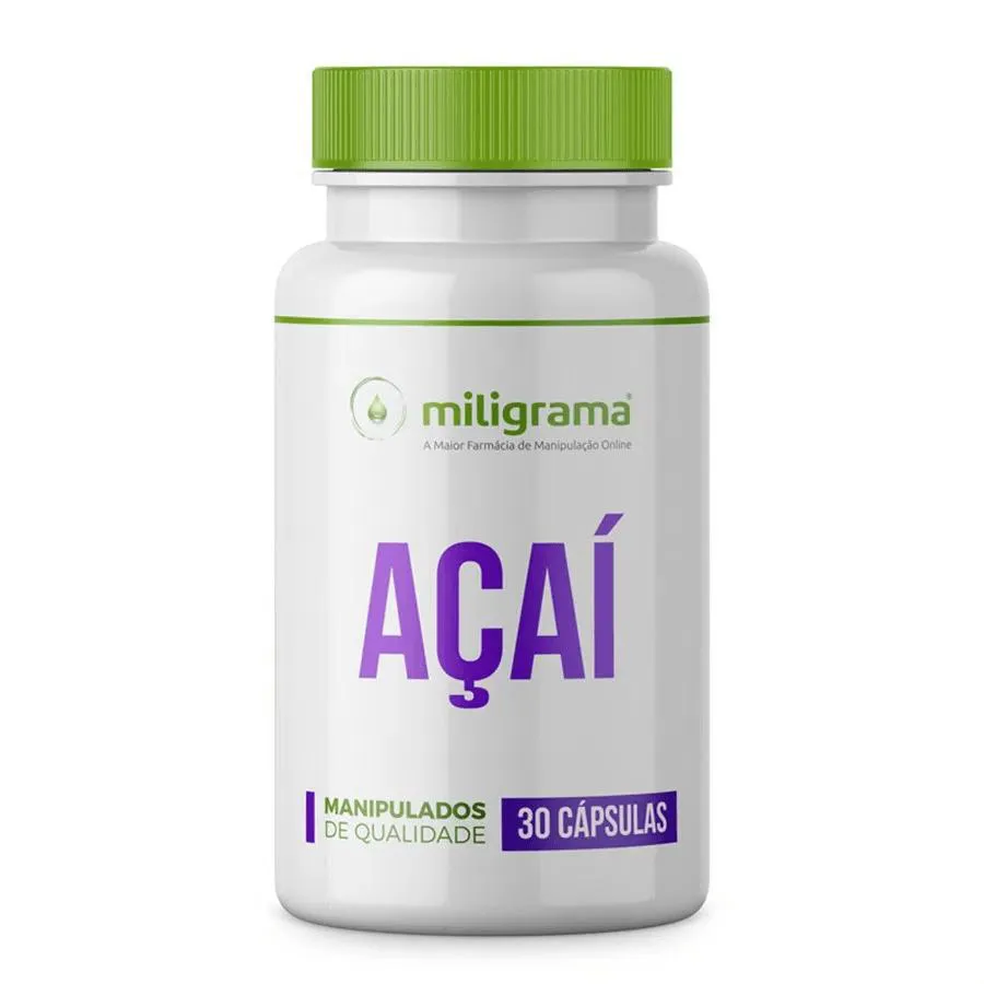 AçAí 500MG 30 CáPSULAS