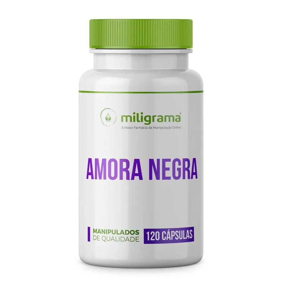 AMORA NEGRA 500MG 120 CáPSULAS