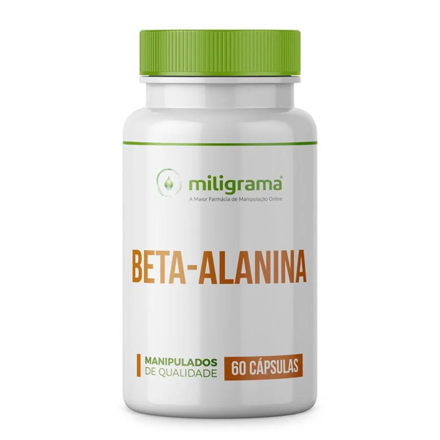 BETA-ALANINA 500MG 60 CáPSULAS