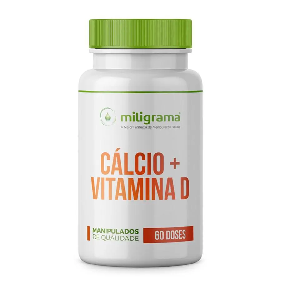CáLCIO COM VITAMINA D 60 DOSES