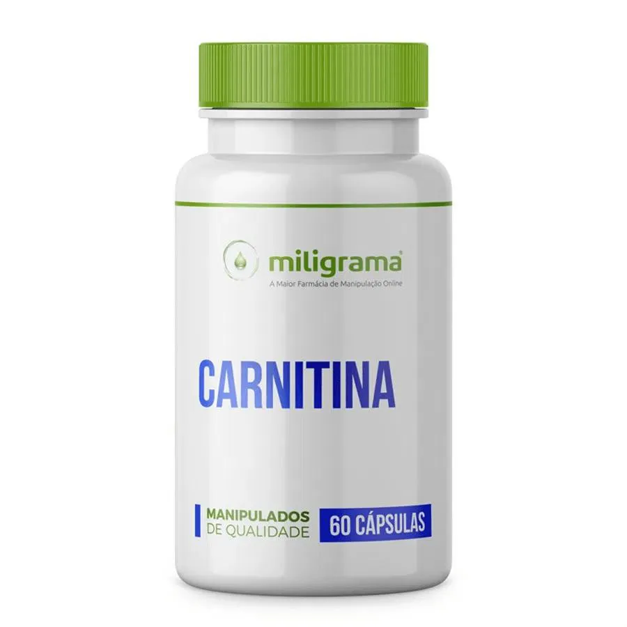 CARNITINA 500MG 60 CáPSULAS