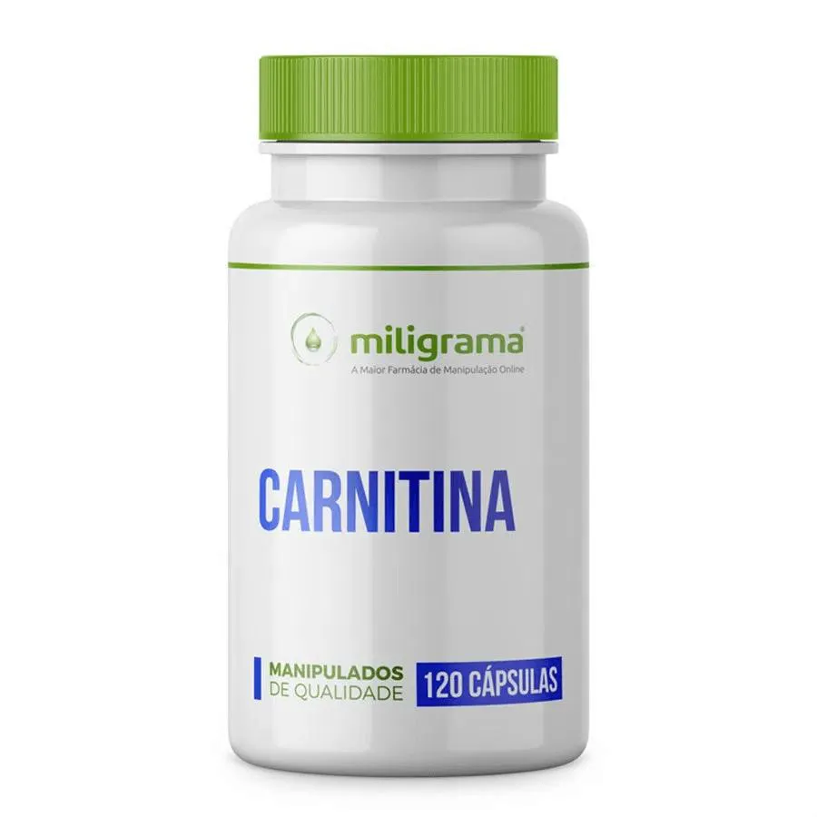 CARNITINA 500MG 120 CáPSULAS