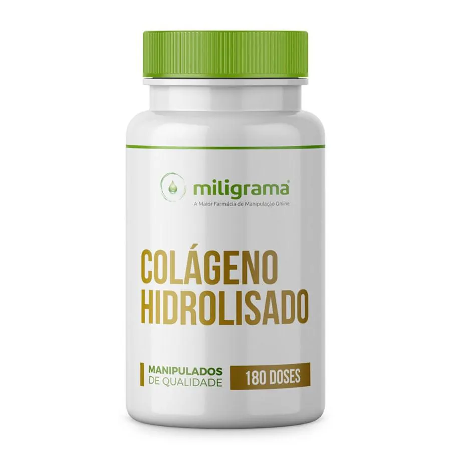 COLáGENO HIDROLISADO 500MG 180 DOSES